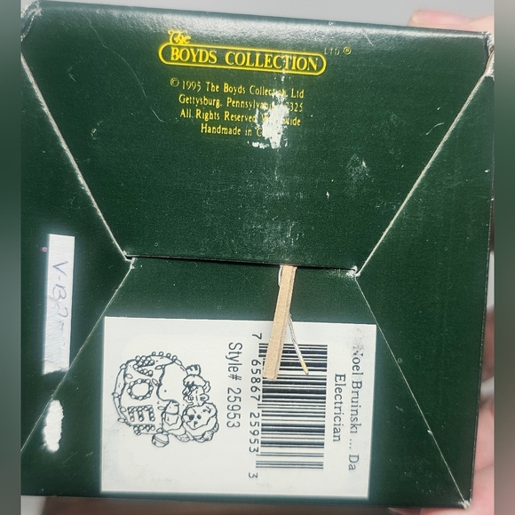 Vintage Boyds Bears & Friends 1998 Limited Edition Noel Bruinski Da Electrician - Picture 15 of 16